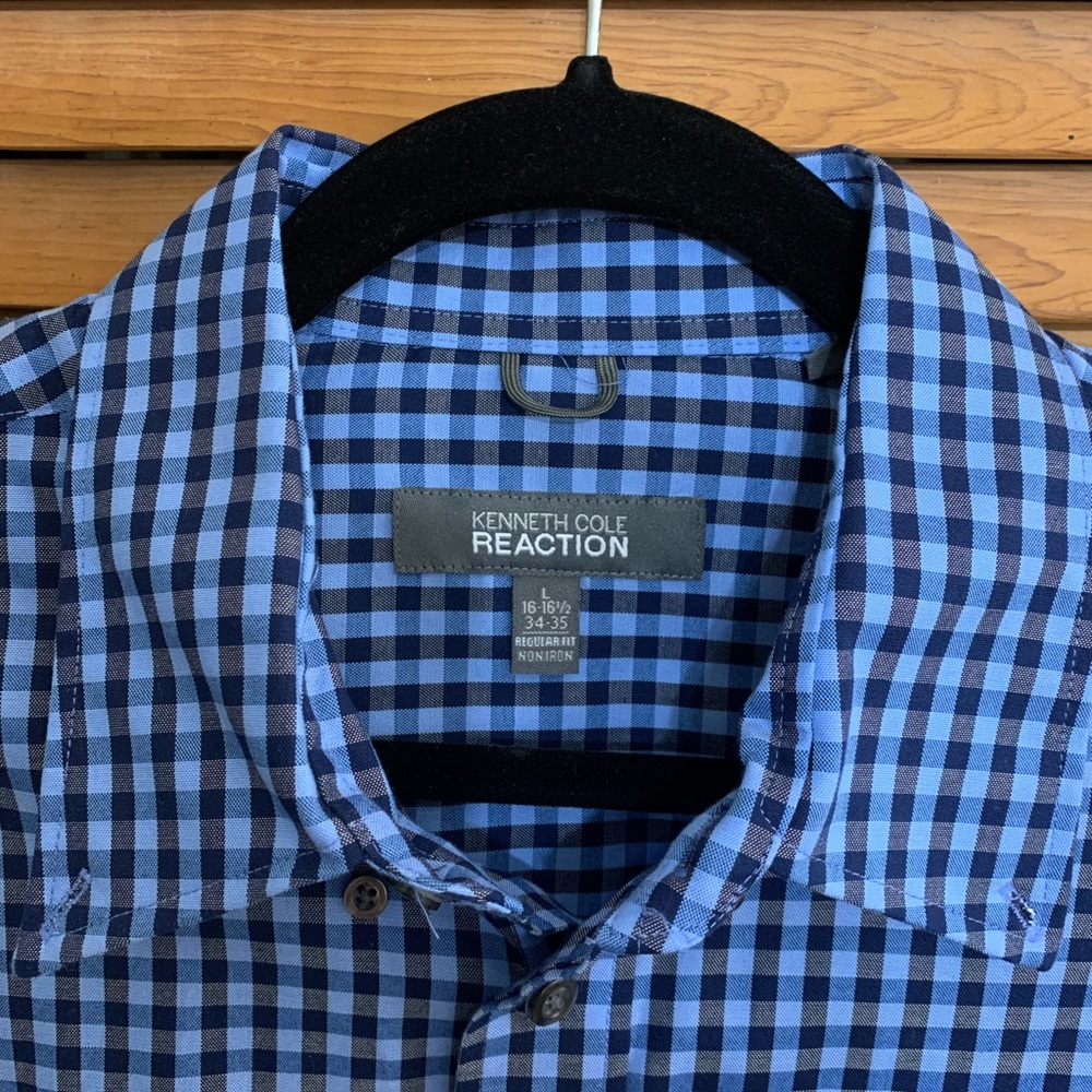 Clue checkered button down - Picture 2 of 3